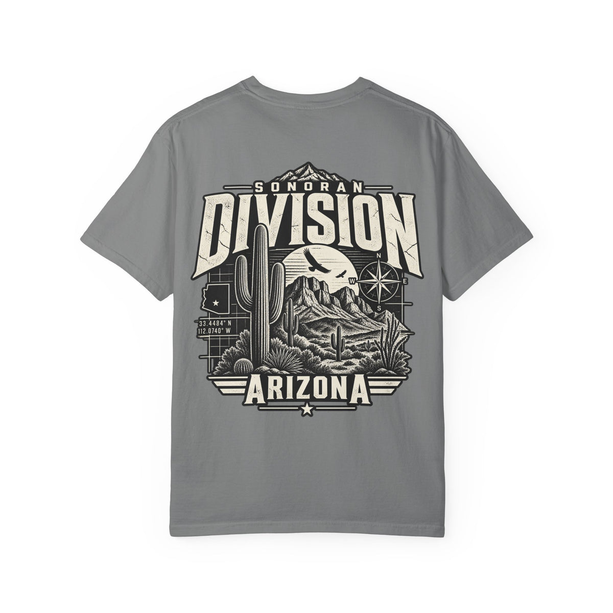 Arizona Sonoran Division  Unisex Comfort Color 1717 Streetwear Graphic Tee