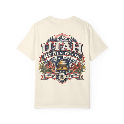 Utah Beehive Supply Co Unisex Comfort Color 1717 Streetwear Graphic Tee