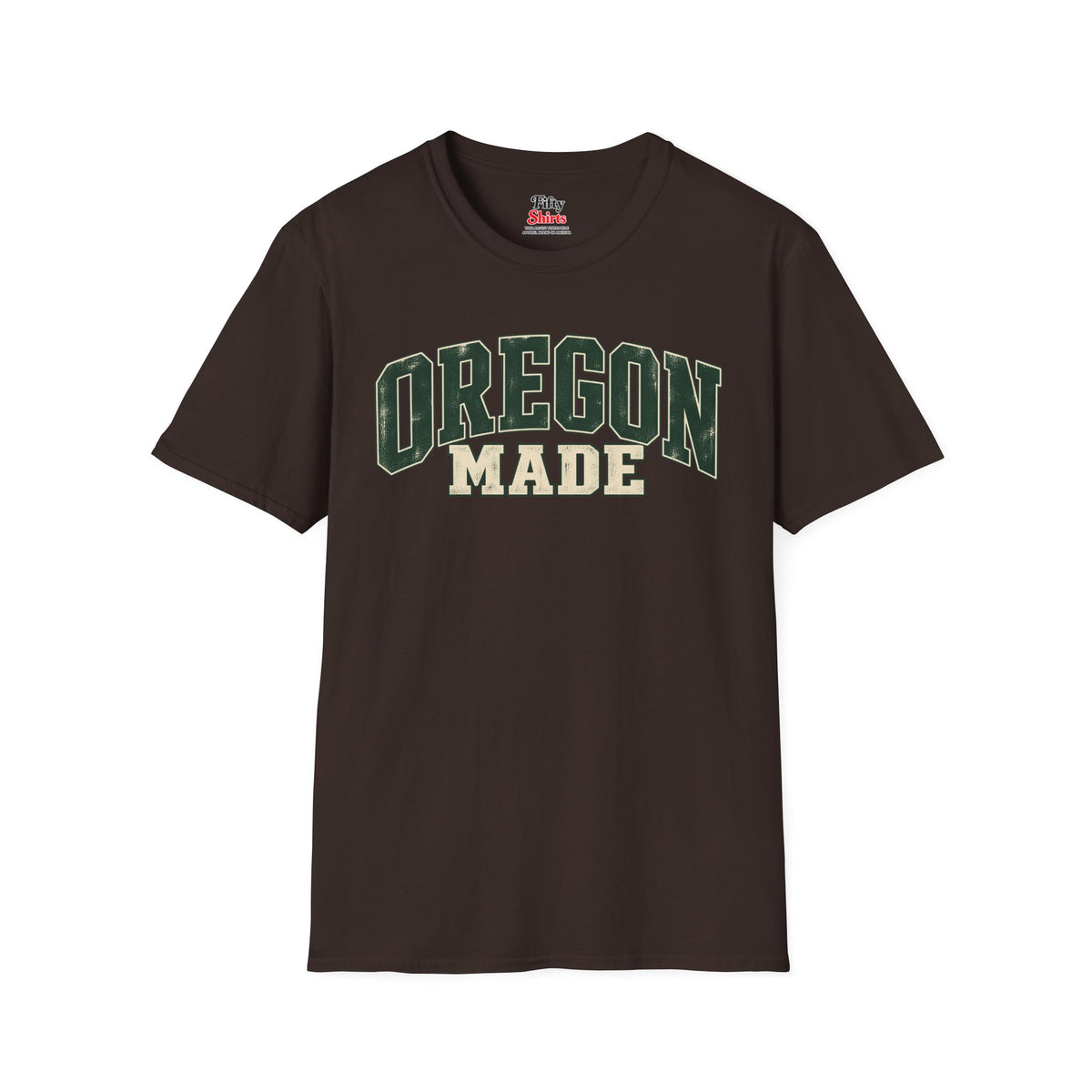 Oregon Made Unisex Softstyle T Shirt State Name Graphic Tee