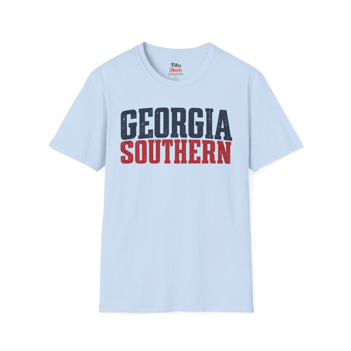 Georgia Southern Unisex Softstyle T Shirt State Name Graphic Tee
