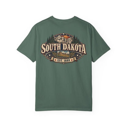 South Dakota Established 1889 Unisex Comfort Color 1717 Streetwear Graphic Tee