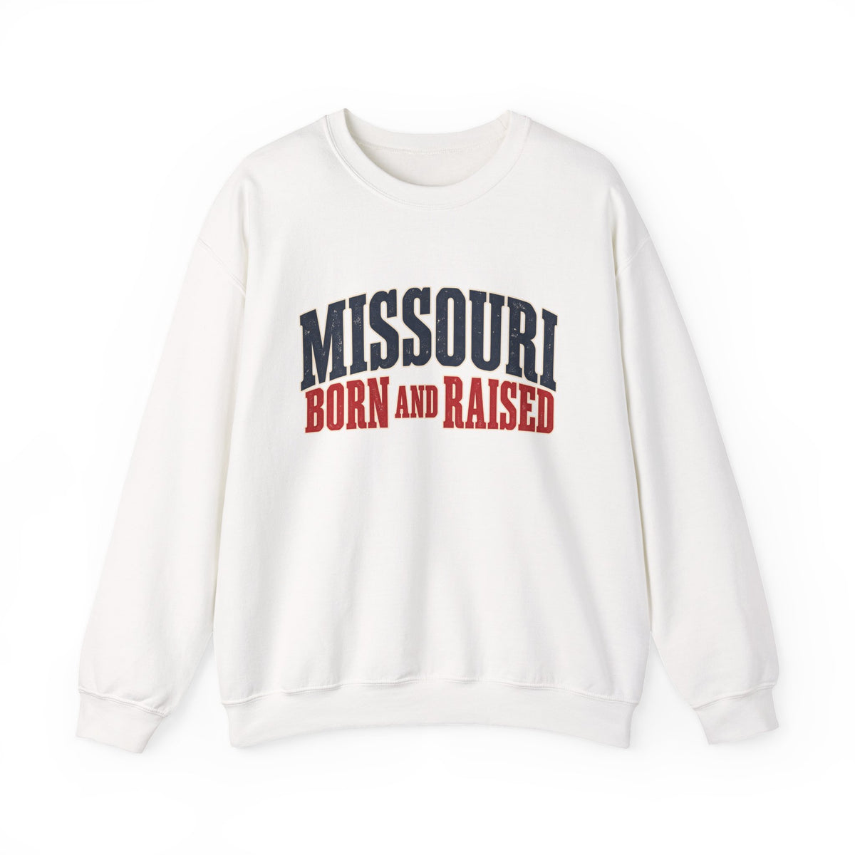 Missouri Born and Raised Midwest Heritage Unisex Sweatshirt Graphic