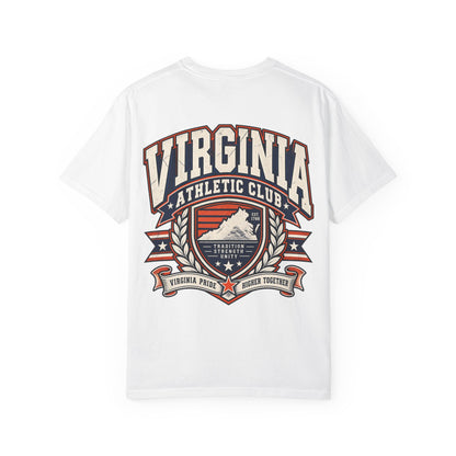 Virginia Athletic Club Unisex Comfort Color 1717 Streetwear Graphic Tee