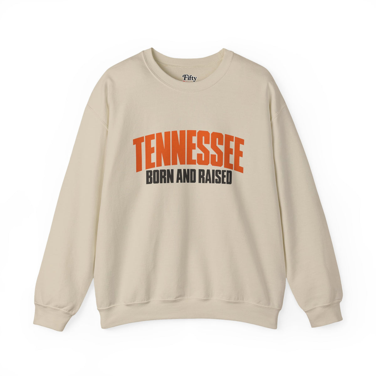 Tennessee Born and Raised Modern Southern Streetwear Unisex Sweatshirt Graphic