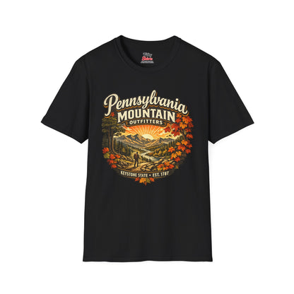 Pennsylvania Mountain Outfitters Unisex Softstyle T Shirt State Pride Graphic Tee Collections FS03
