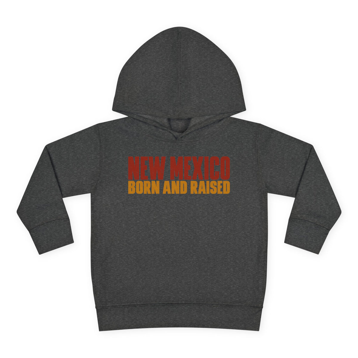 New Mexico Born and Raised Minimal Vintage Unisex Toddler Pullover Fleece Hoodie