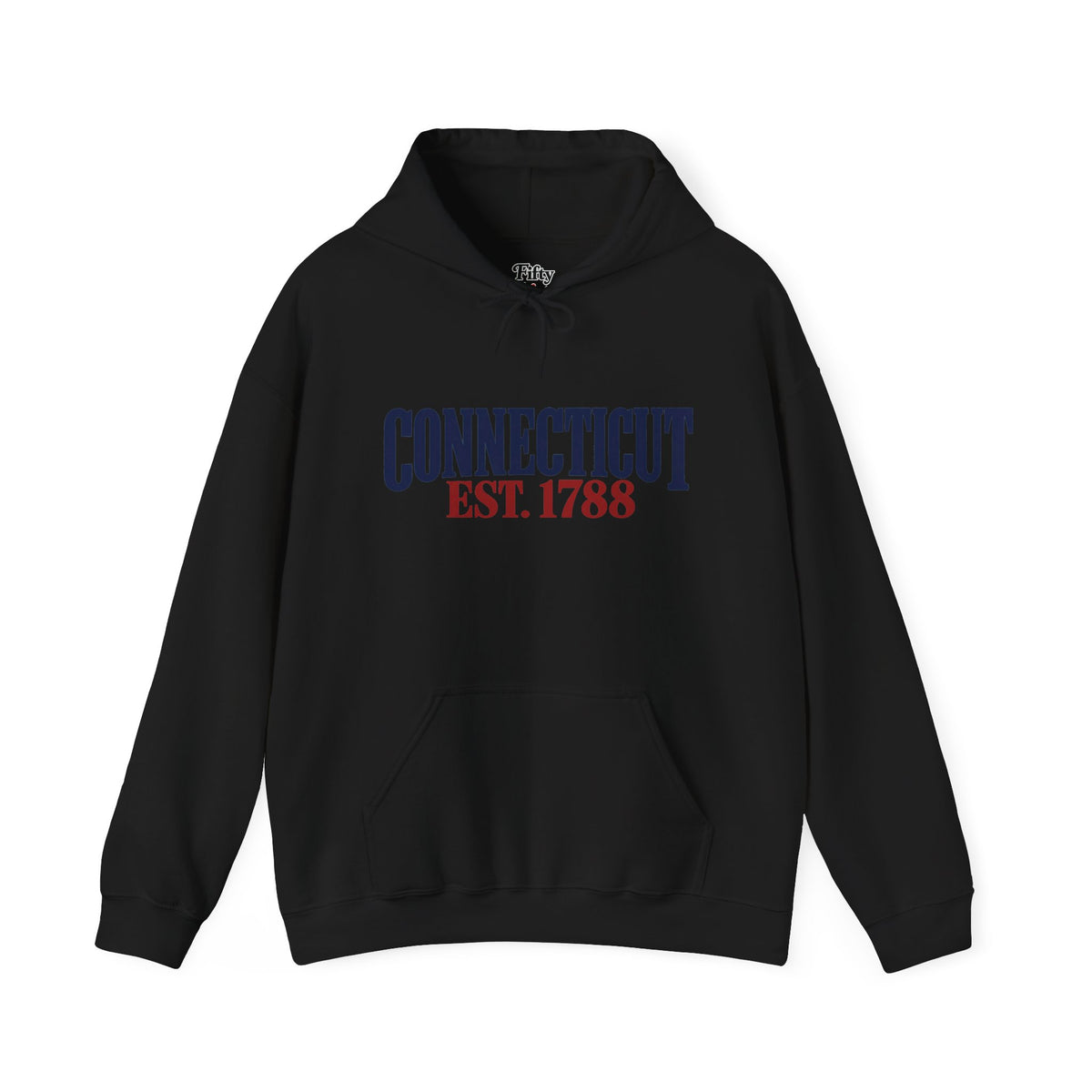 Connecticut EST 1788 Unisex Hoodie State Name Graphic