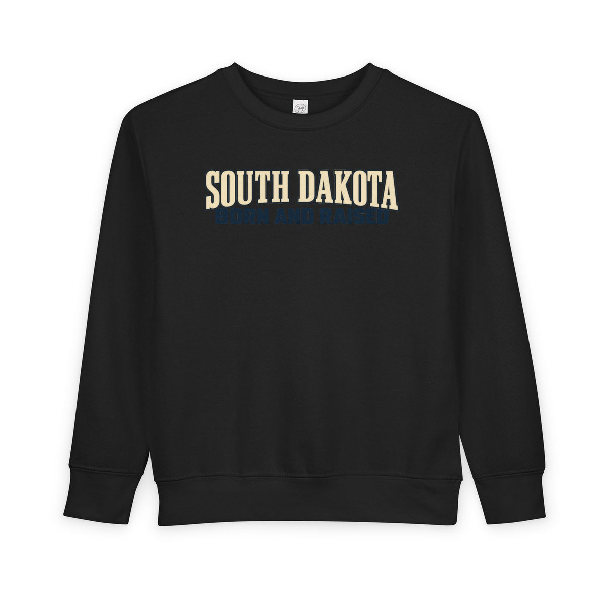 South Dakota Born and Raised Premium Heritage Unisex Toddler Sweatshirt