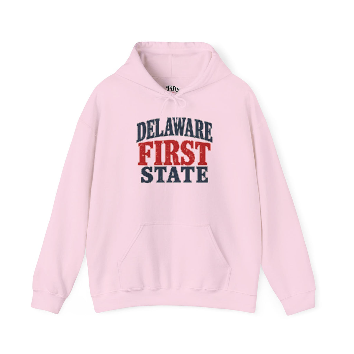 Delaware First State Unisex Hoodie State Name Graphic