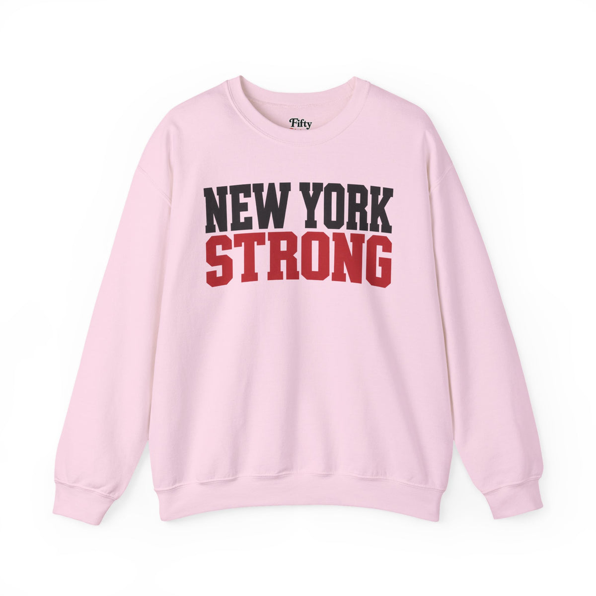 New York Strong Unisex Crewneck Sweatshirt State Name Graphic