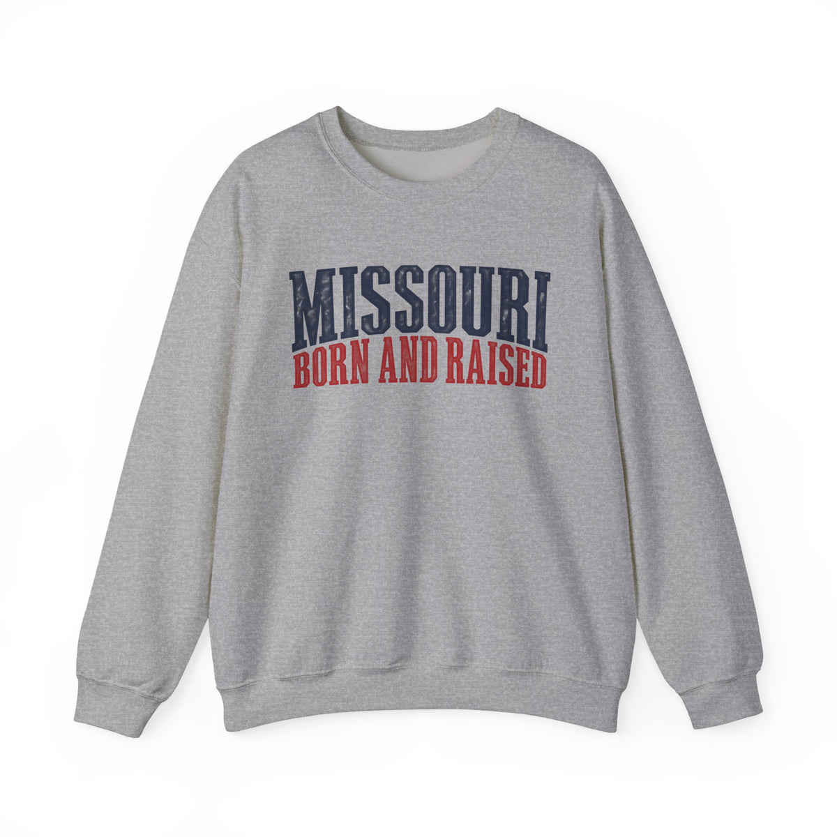 Missouri Born and Raised Premium Heritage Unisex Sweatshirt Graphic