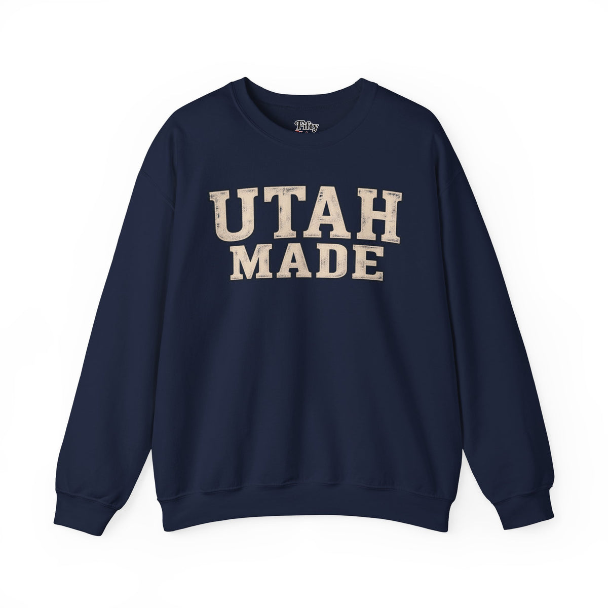 Utah Made Unisex Crewneck Sweatshirt State Name Graphic