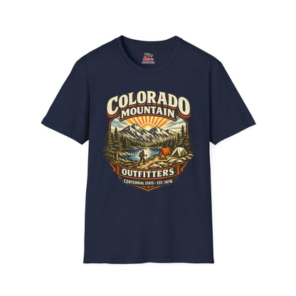 Colorado Mountain Outfitters Unisex Softstyle T Shirt State Pride Graphic Tee Collections FS03