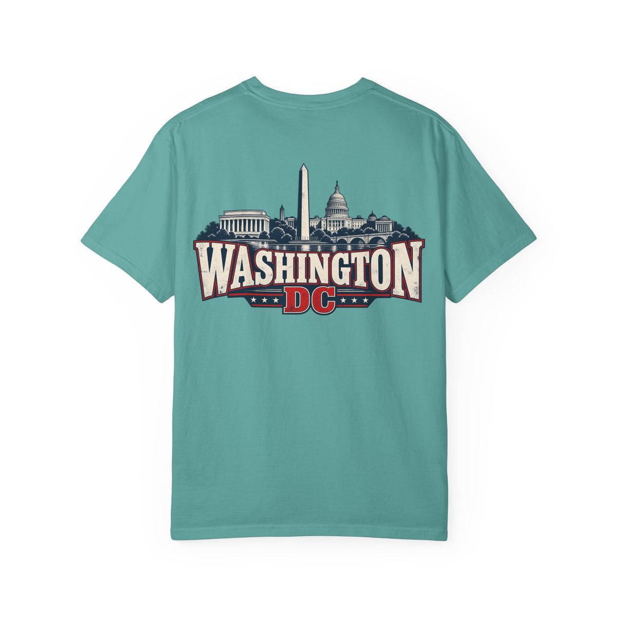 Washington DC Skyline Unisex Comfort Color 1717 Streetwear Graphic Tee