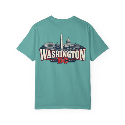 Washington DC Skyline Unisex Comfort Color 1717 Streetwear Graphic Tee