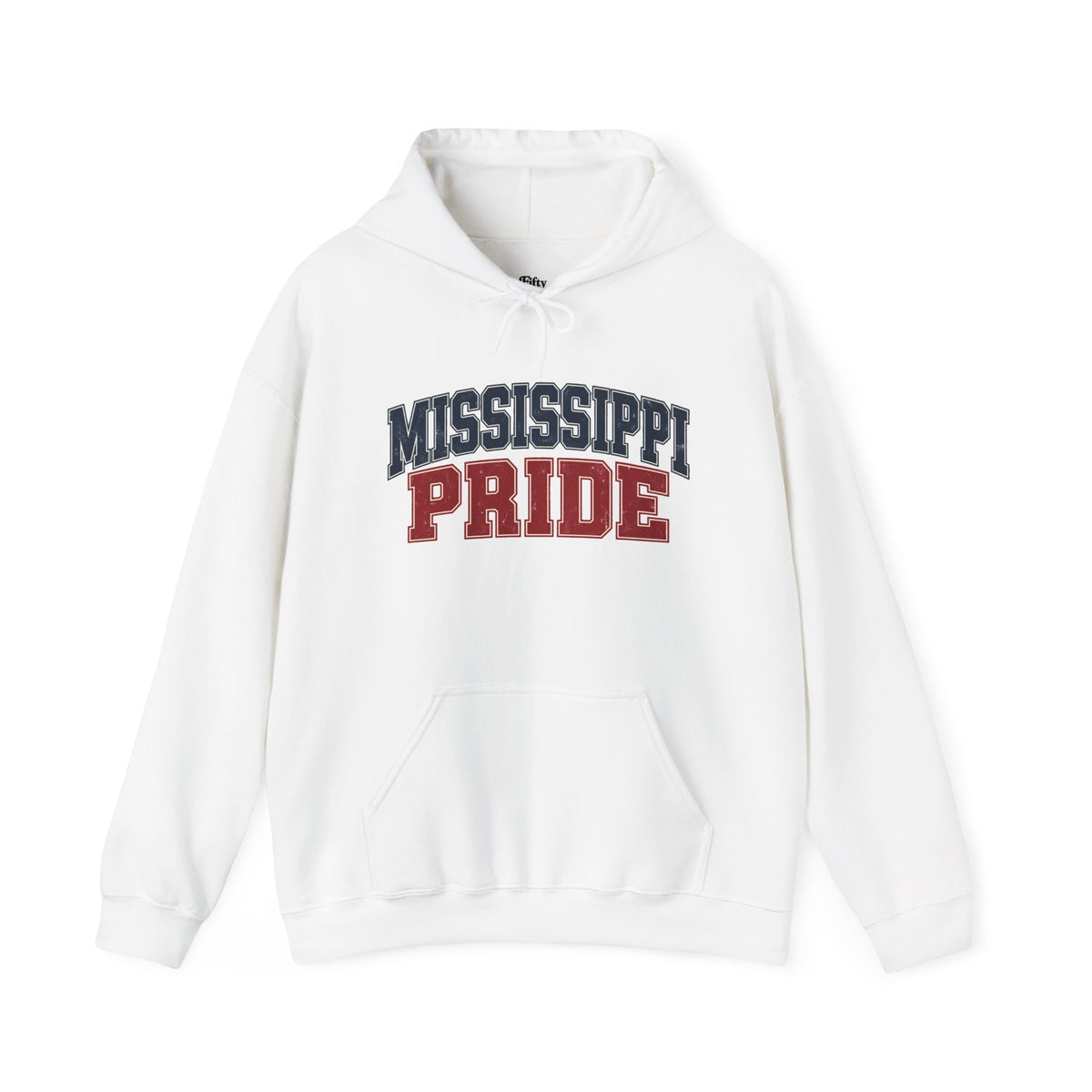Mississippi Pride Unisex Hoodie State Name Graphic