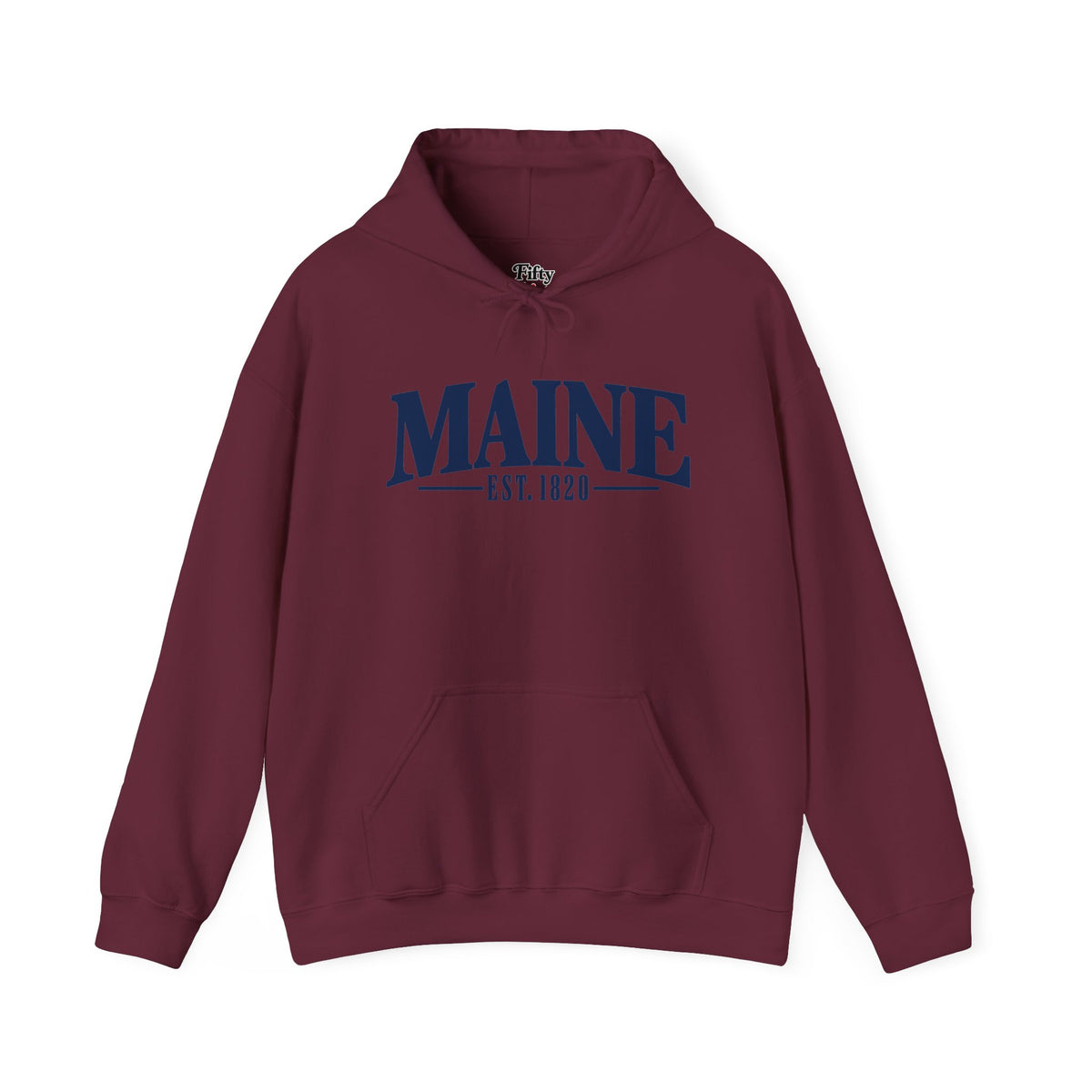 Maine Est 1820 Unisex Hoodie State Name Graphic