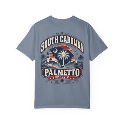 South Carolina Palmetto Supply Co Unisex Comfort Color 1717 Streetwear Graphic Tee