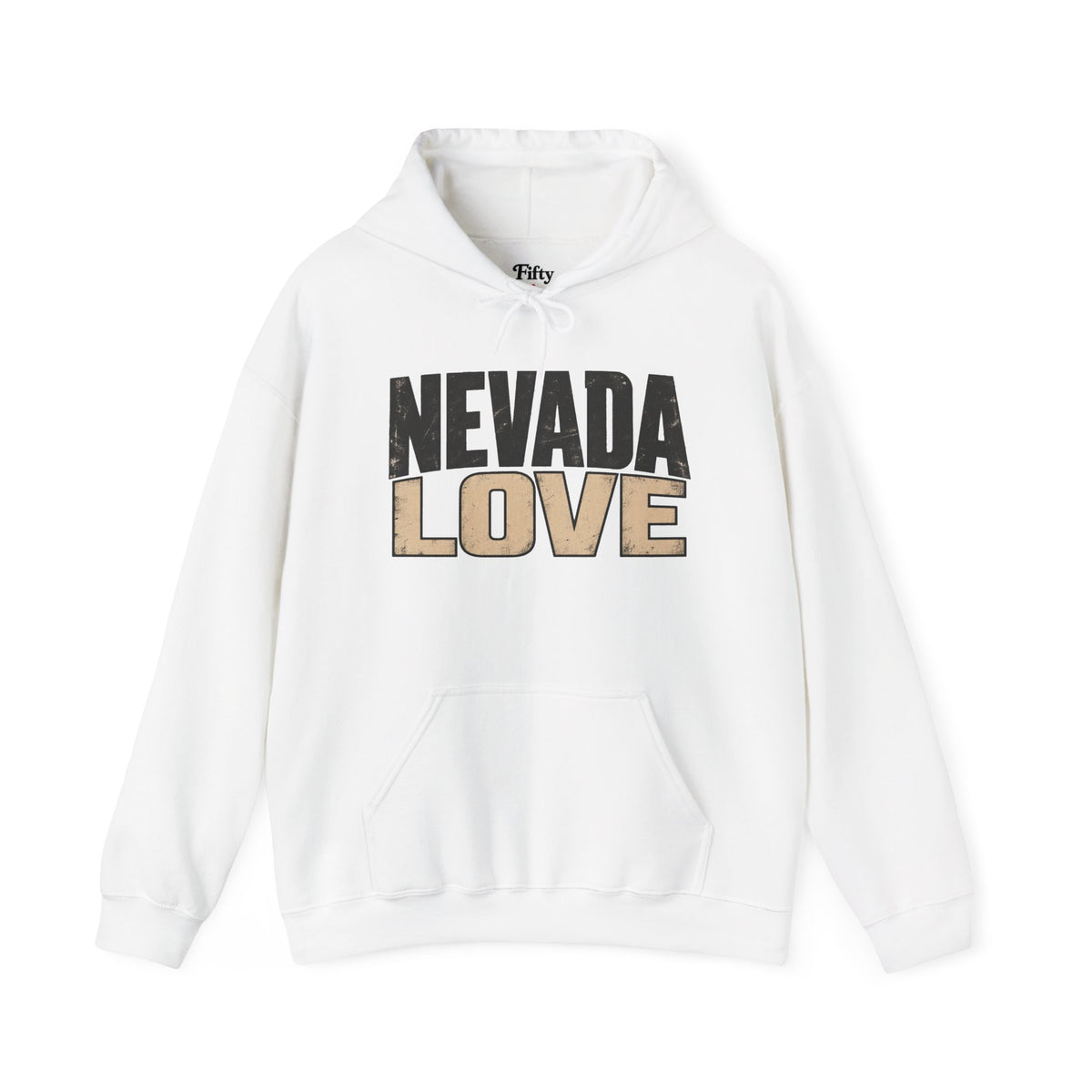 Nevada Love Unisex Hoodie State Name Graphic