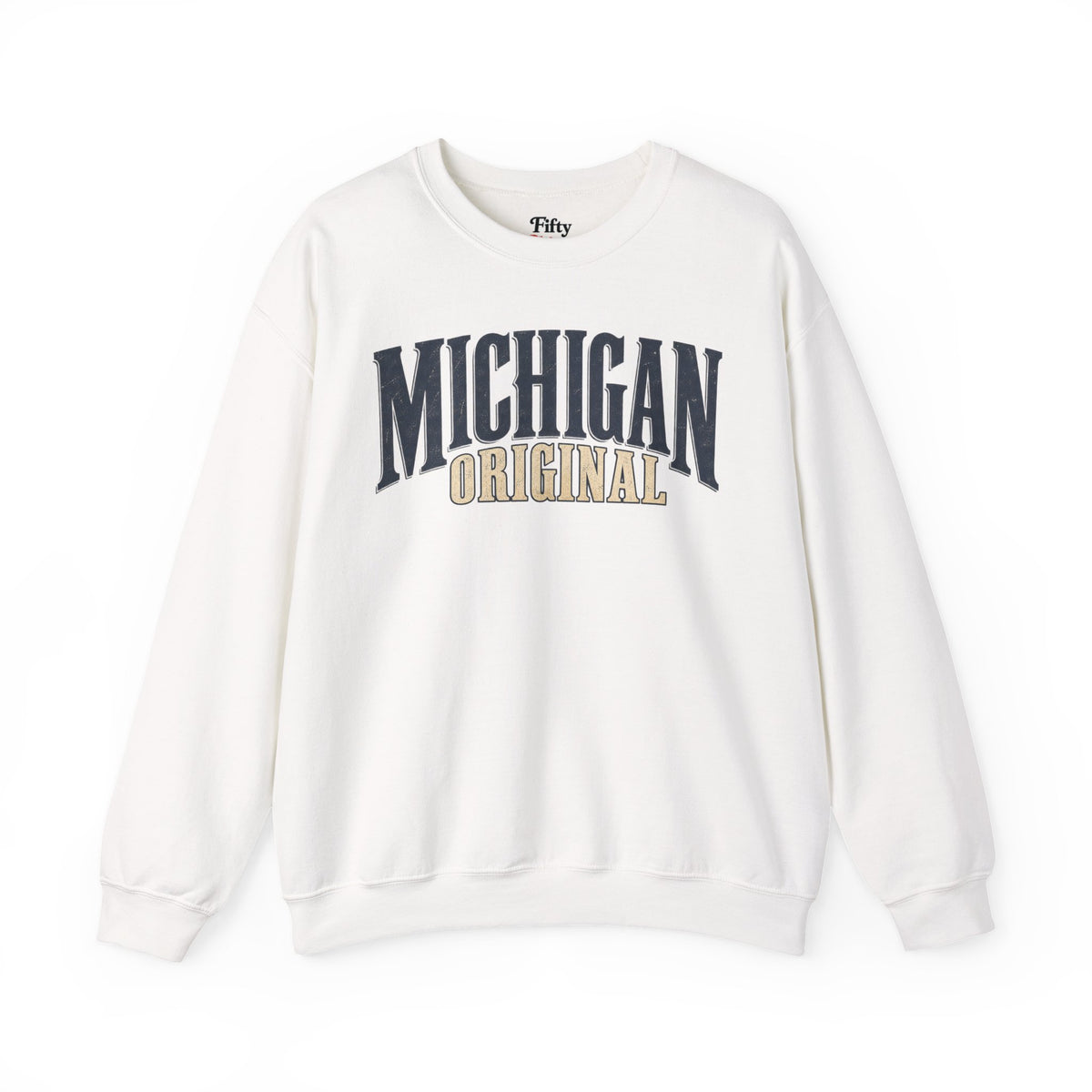 Michigan Original Unisex Crewneck Sweatshirt State Name Graphic