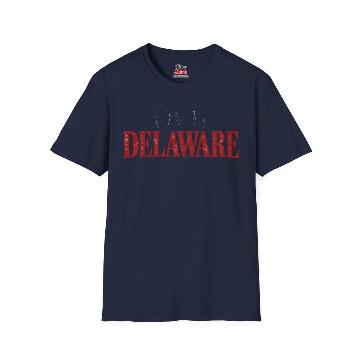 Old Delaware Unisex Softstyle T Shirt State Name Graphic Tee