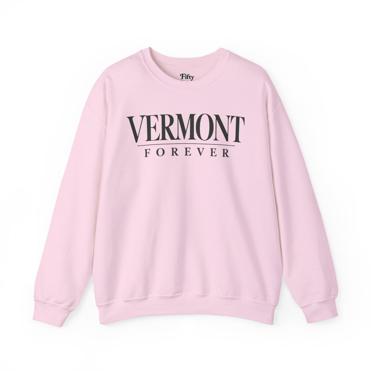 Vermont Forever Unisex Crewneck Sweatshirt State Name Graphic
