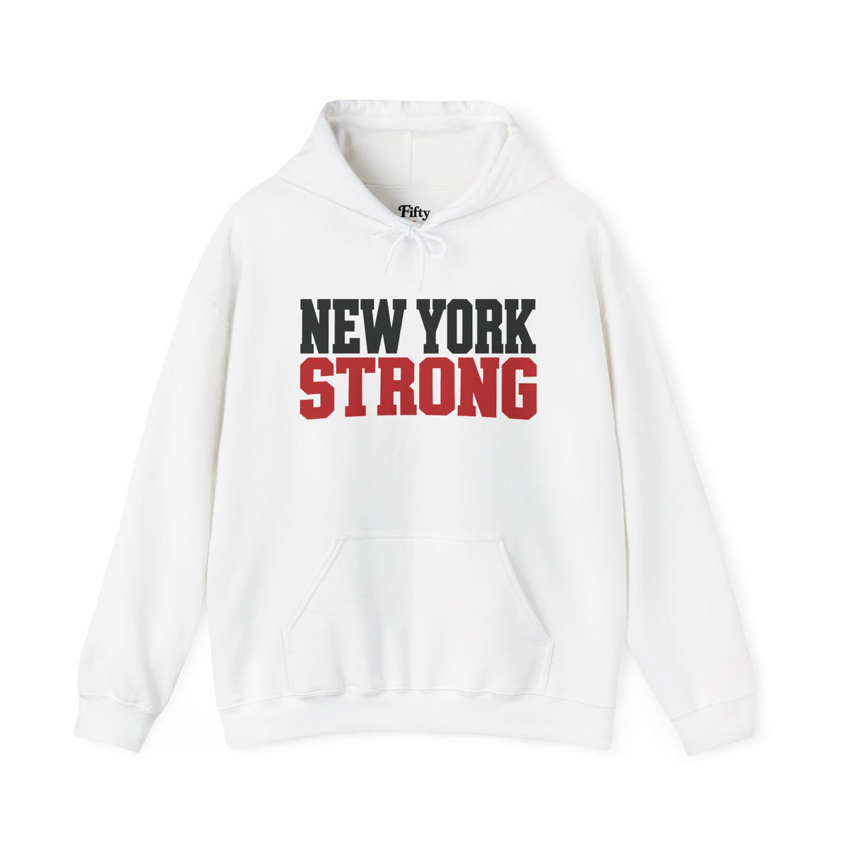 New York Strong Unisex Hoodie State Name Graphic