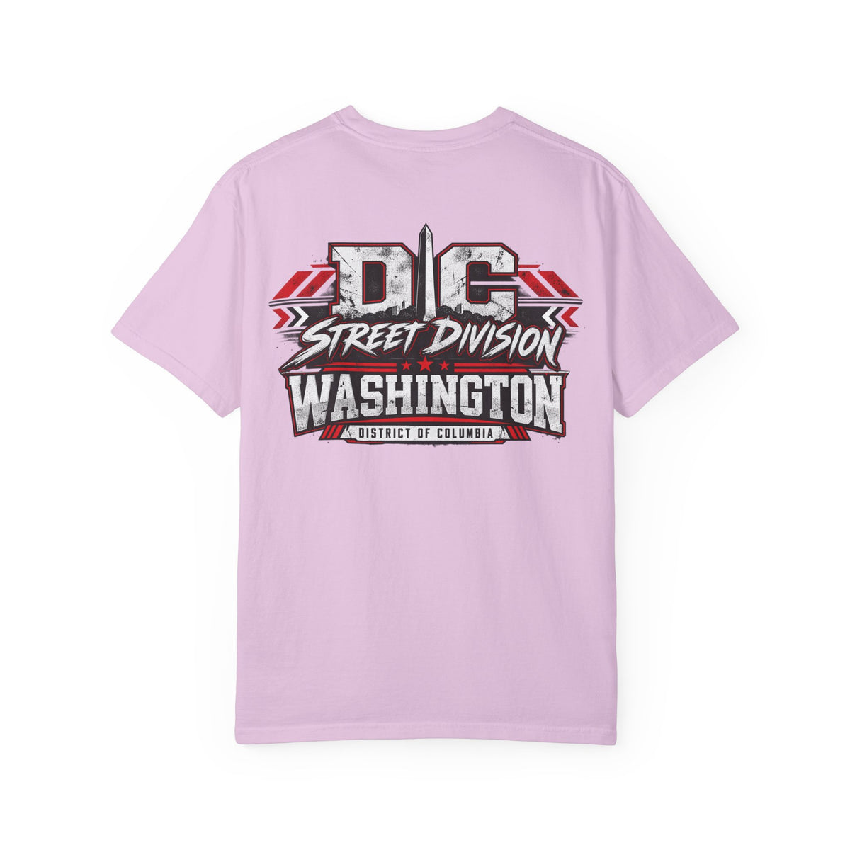 Washington DC Street Division Unisex Comfort Color 1717 Streetwear Graphic Tee