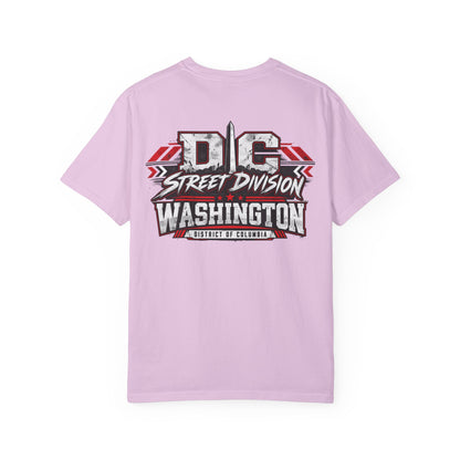 Washington DC Street Division Unisex Comfort Color 1717 Streetwear Graphic Tee