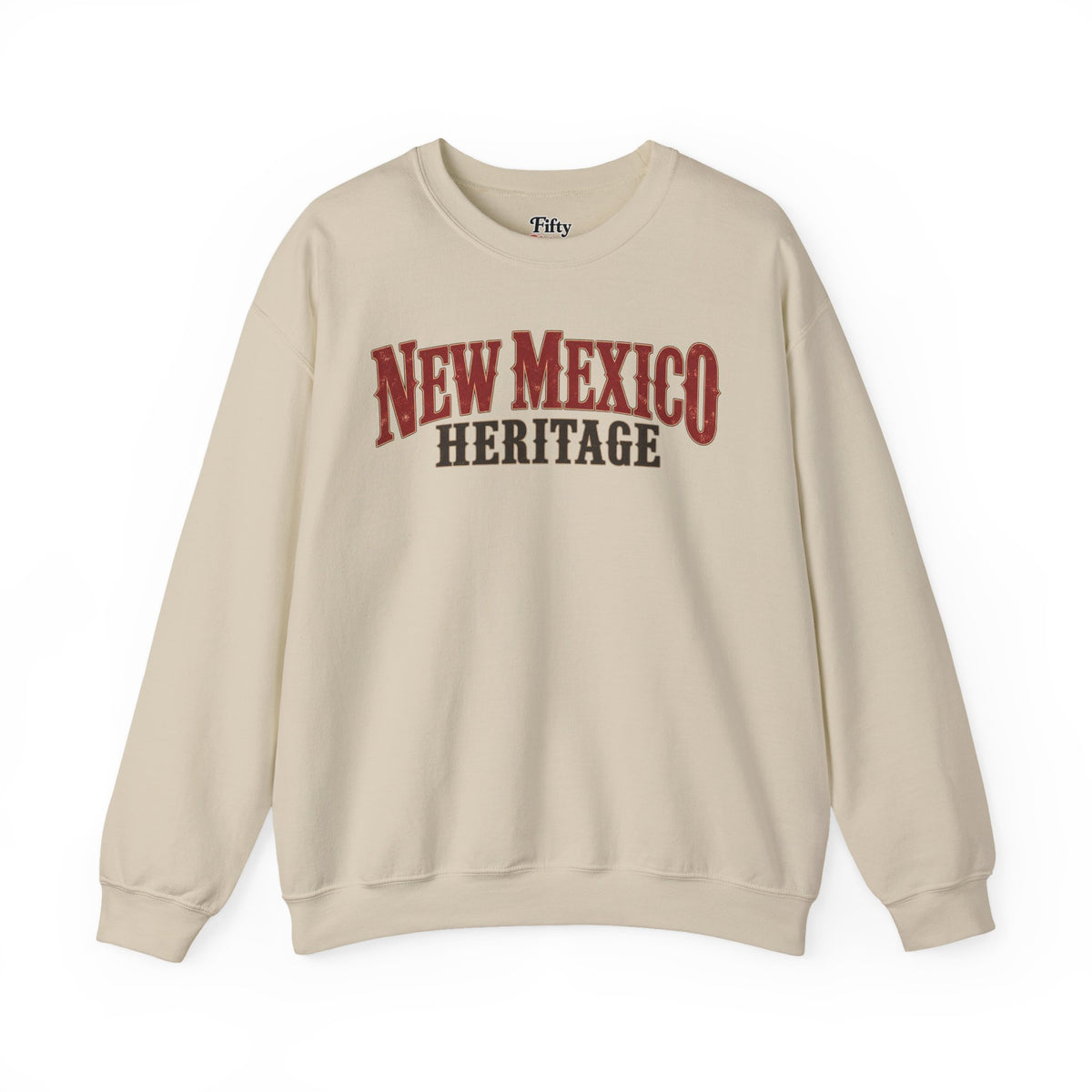 New Mexico Heritage Unisex Crewneck Sweatshirt State Name Graphic