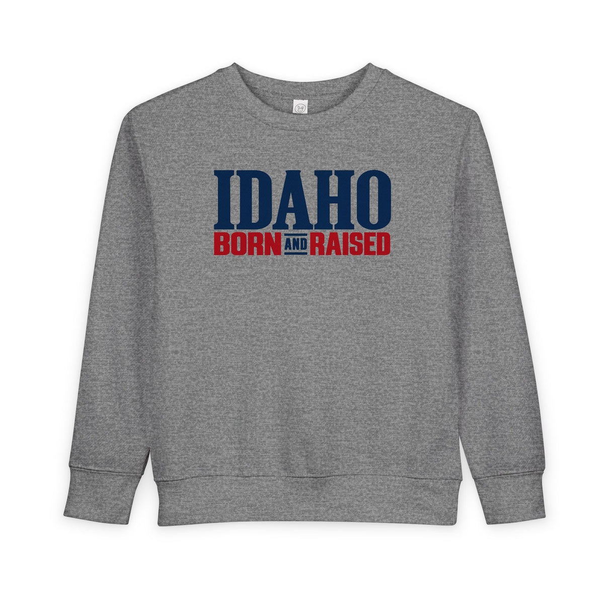 Idaho Born and Raised Premium Heritage Unisex Toddler Sweatshirt