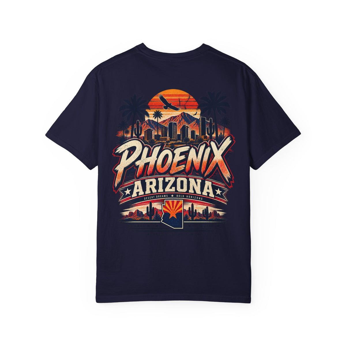 Phoenix Arizona Streetwear  Unisex Comfort Color 1717 Streetwear Graphic Tee