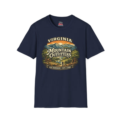 Virginia Mountain Outfitters Unisex Softstyle T Shirt State Pride Graphic Tee Collections FS03