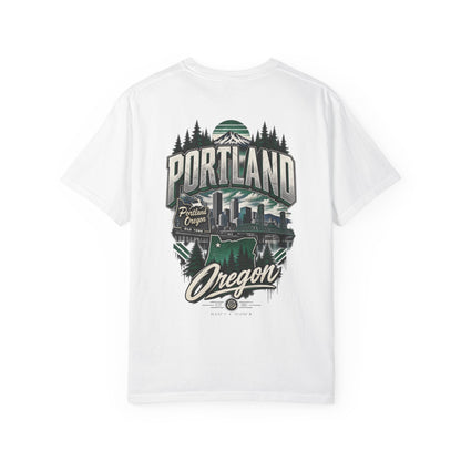 Portland Oregon Unisex Comfort Color 1717 Streetwear Graphic Tee