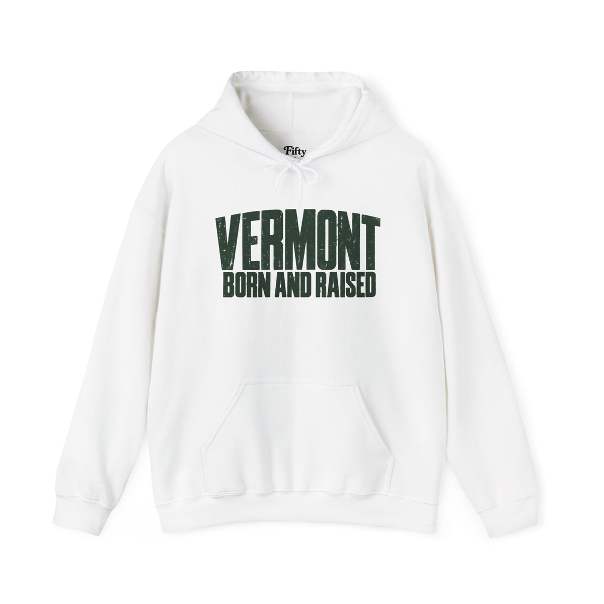 Vermont Born and Raised Modern New England Streetwear Unisex Hoodie Graphic