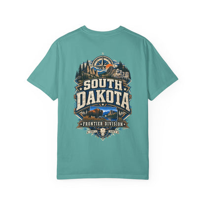 South Dakota Frontier Division Unisex Comfort Color 1717 Streetwear Graphic Tee