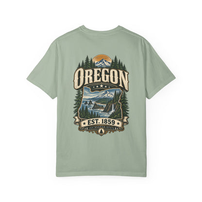 Oregon Established 1859 Unisex Comfort Color 1717 Streetwear Graphic Tee