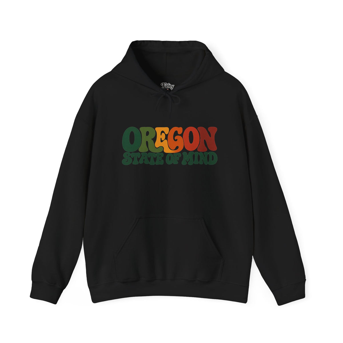 Oregon State of Mind Unisex Hoodie State Name Graphic