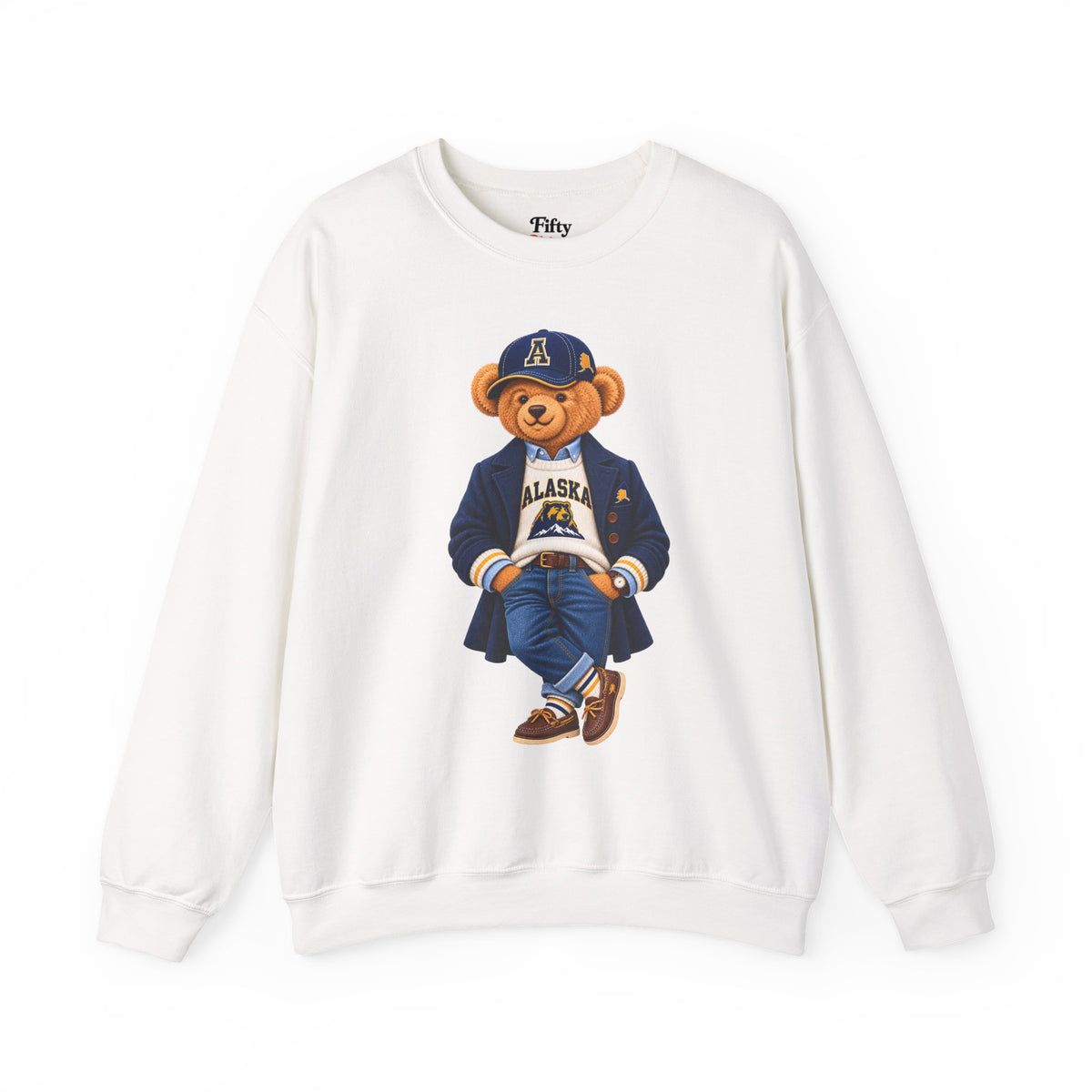 Alaska - Game Day Teddy Bear Sweatshirt