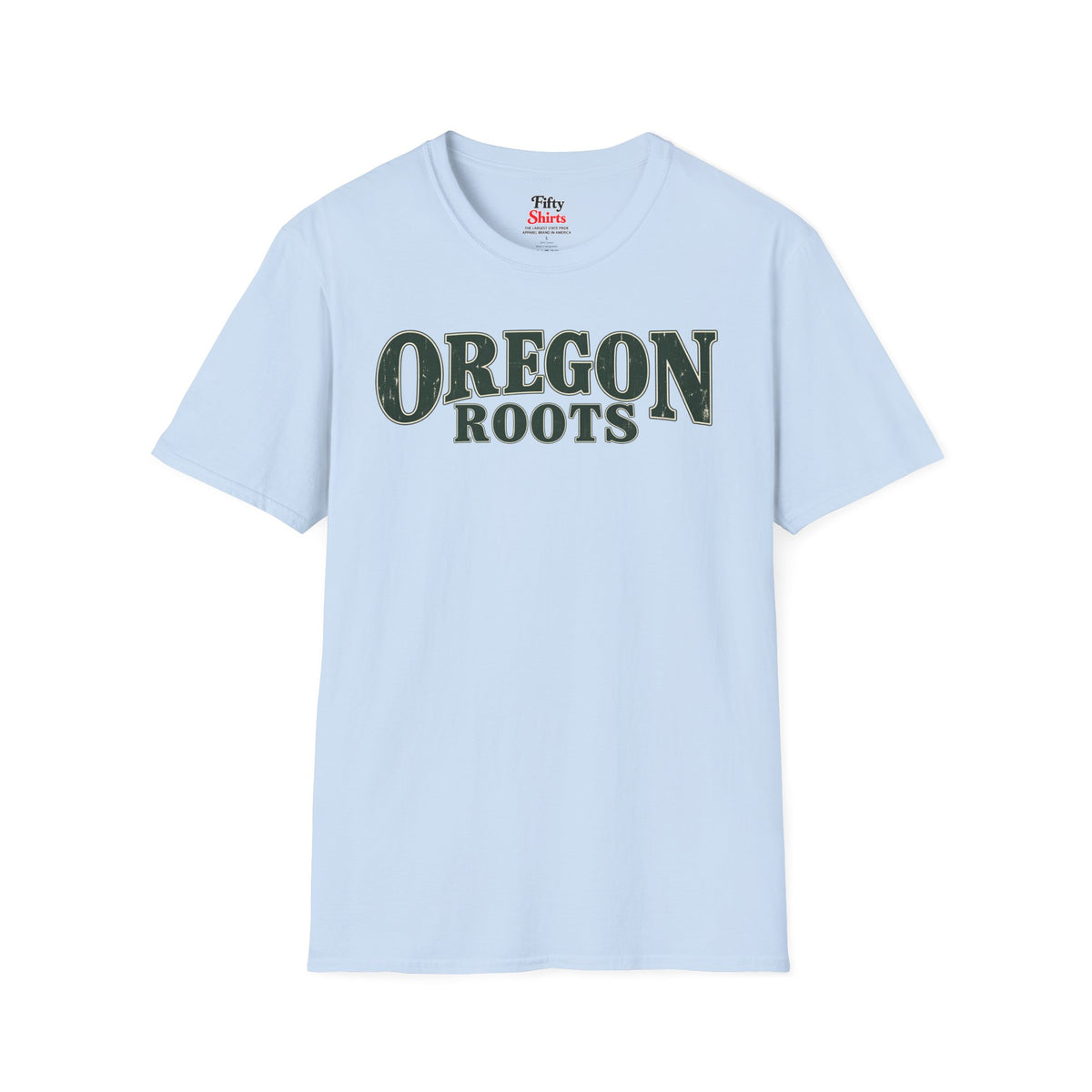 Oregon Roots Unisex Softstyle T Shirt State Name Graphic Tee