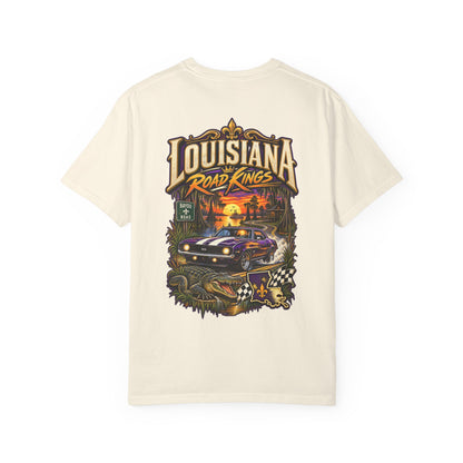 Louisiana Bayou Road Kings Unisex Comfort Color 1717 Streetwear Graphic Tee