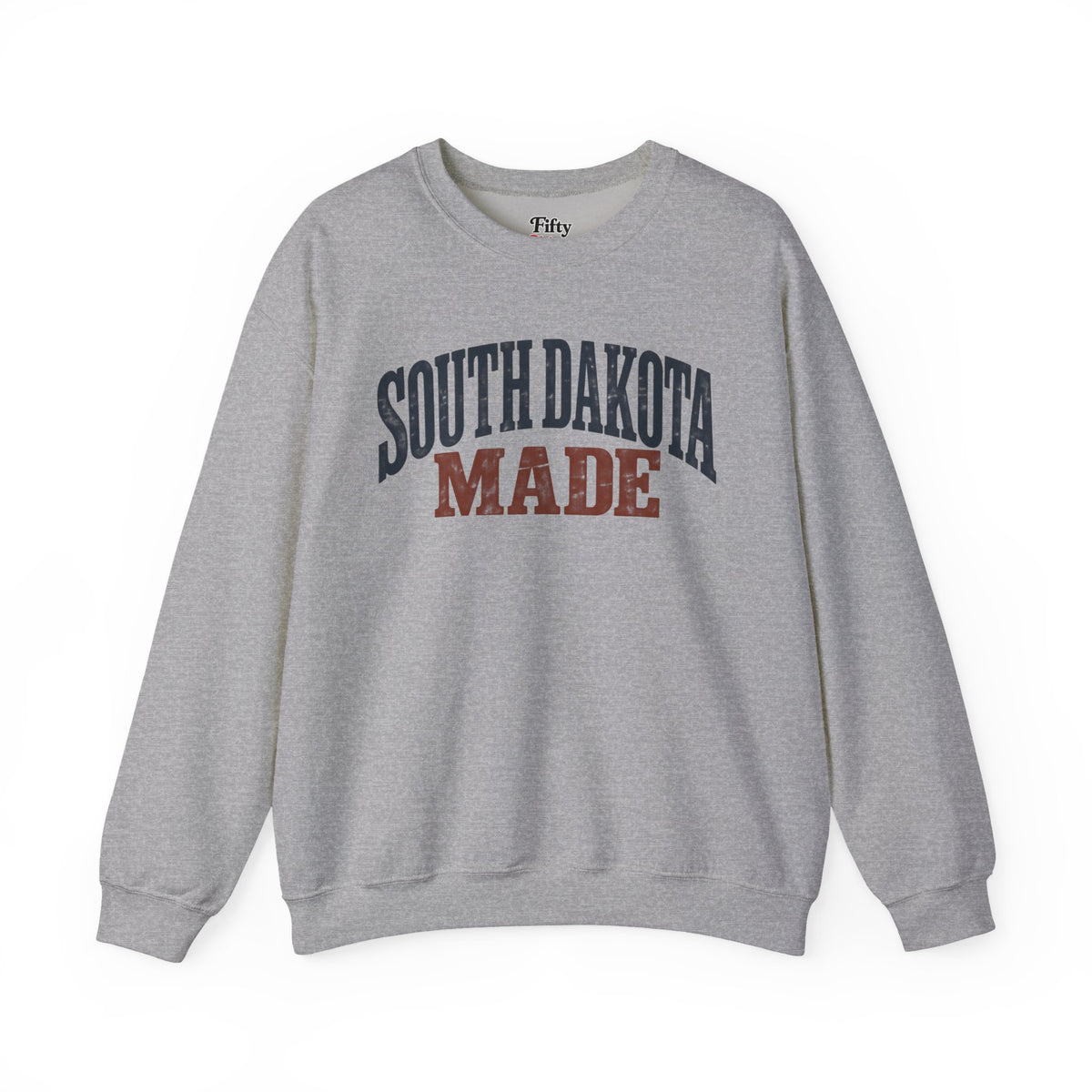 South Dakota Made Unisex Crewneck Sweatshirt State Name Graphic