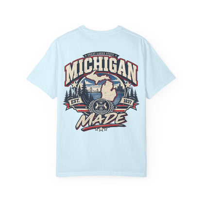 Michigan Made Unisex Comfort Color 1717 Streetwear Graphic Tee