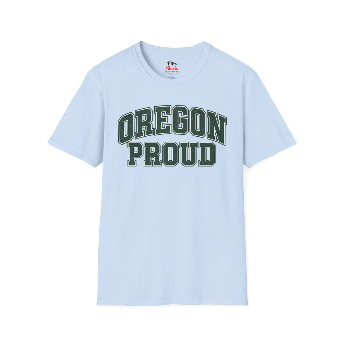 Oregon Proud Unisex Softstyle T Shirt State Name Graphic Tee