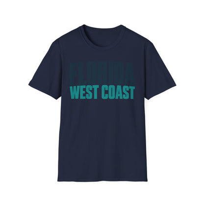 Florida West Coast Unisex Softstyle T Shirt State Name Graphic Tee