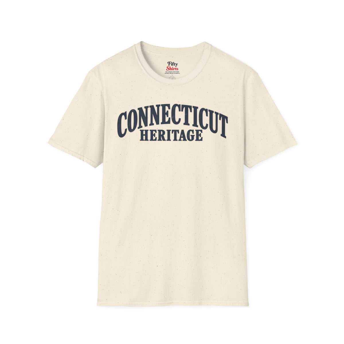 Connecticut Heritage Unisex Softstyle T Shirt State Name Graphic Tee