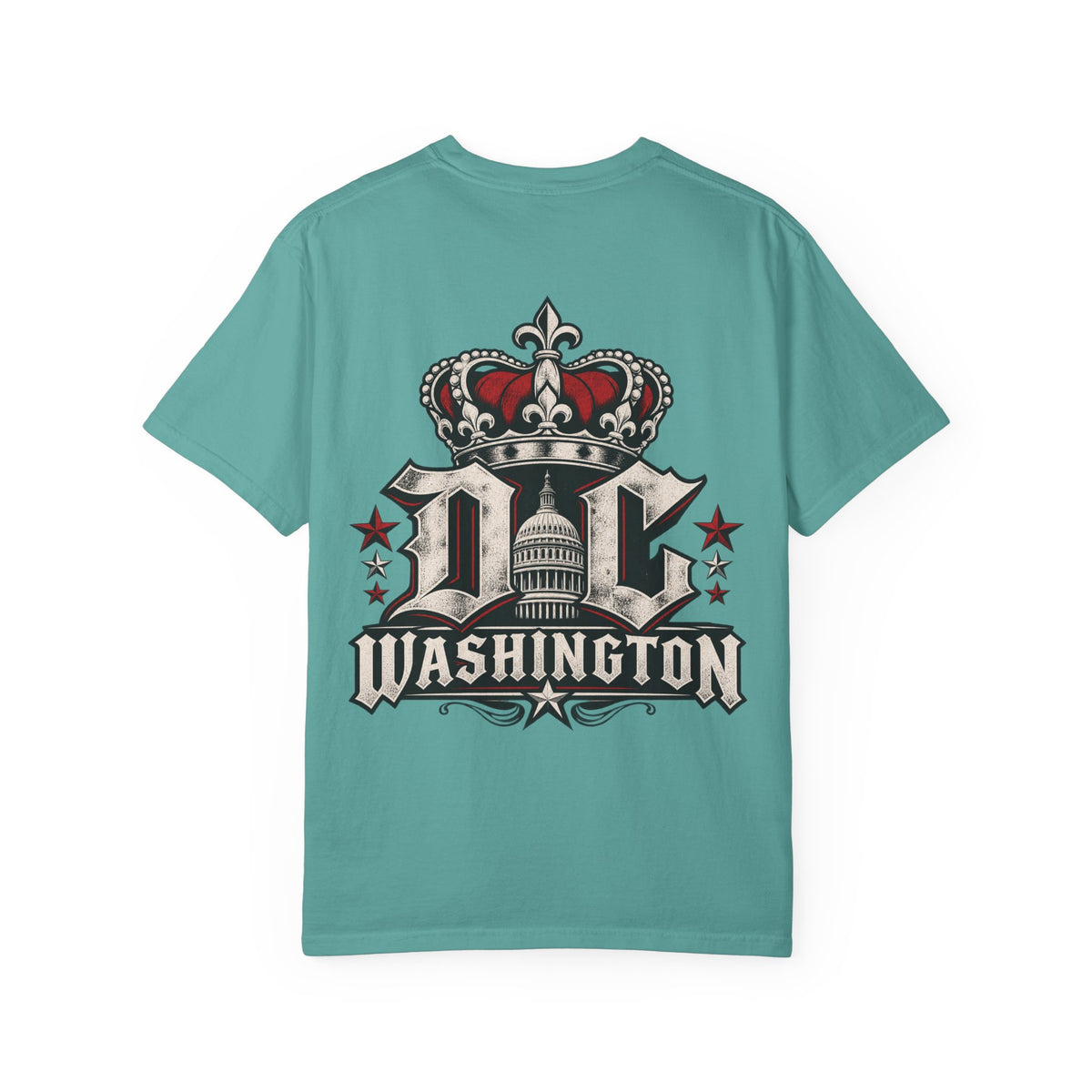 Washington DC Crown Unisex Comfort Color 1717 Streetwear Graphic Tee
