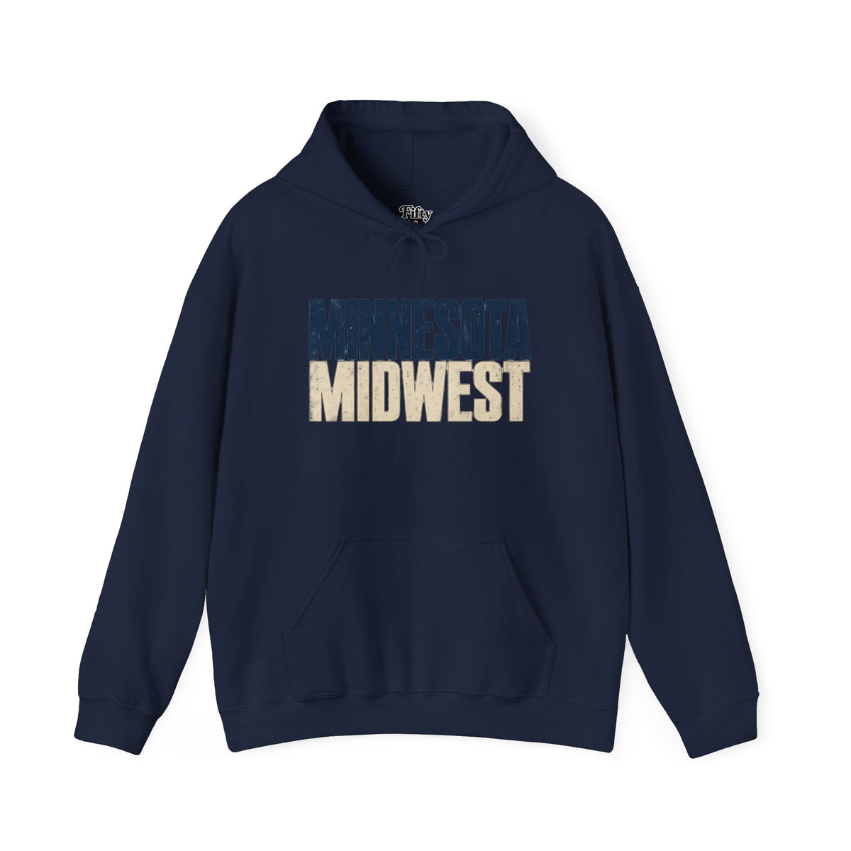 Minnesota Midwest Unisex Hoodie State Name Graphic