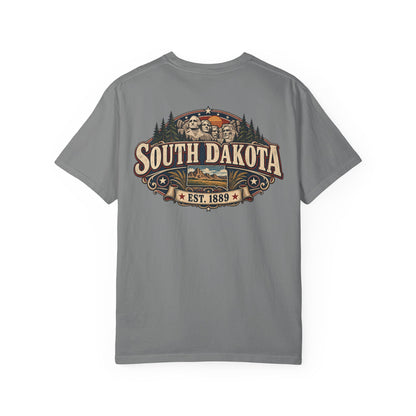 South Dakota Established 1889 Unisex Comfort Color 1717 Streetwear Graphic Tee