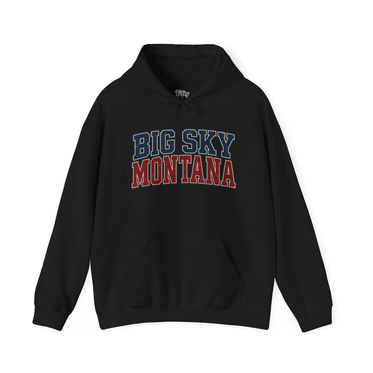 Big Sky Montana Unisex Hoodie State Name Graphic